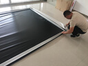 艾瑞尔 画框幕布窄边框 【免费安装】家用办公投影仪幕布金属边框3D高清壁挂抗光/金属/PVC软幕投影幕布 150英寸16:10 白色软幕 实拍图