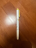斑马牌 (ZEBRA)烟熏色系双头柔和荧光笔 单色划线记号笔 学生手账标记笔 WKT7 连翘黄 单支装 实拍图