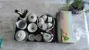 瓷牌茗茶具 汝瓷茶具泡茶器全套家用功夫茶具办公室送人茶道瓷器整套 御煌提梁壶盖碗8杯大全套+胡桃盘 实拍图