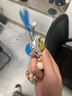 腾韵高档男士汽车挂件船车载保平安符后视镜上吊坠饰品凤冠女十二生肖 高级莫兰迪-（拍下备注生肖） 实拍图