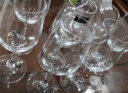 格娜斯（CRISTALGLASS） 红酒杯套装家用醒酒器水晶玻璃高脚杯葡萄酒6只高端欧式高档酒具 350ml6只+带把醒酒 实拍图