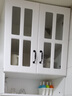 福颐堂 吊柜 厨房吊柜墙壁柜墙上收纳柜杂物置物柜阳台浴室柜卫生间吊柜 生态板白柜+欧白玻璃门 60*32*60双门/无底柜 实拍图