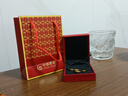 中国黄金（CHINA GOLD）平安扣手链男女情侣款同心圆编织手绳足金转运珠本命年生日礼物 【今/次日达】平安扣手链【轻版-黑绳】 实拍图