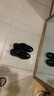 Cho Jung休闲皮鞋男士加棉增高厚底高帮鞋马丁户外运动鞋男冬季高邦老爹鞋 黑色皮里 43 实拍图