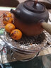 豪尊（HAOZUN）烤奶茶围炉煮茶罐罐茶壶煮茶器火炉烤架烤盘陶泥炉网红配件全套装 加锂小号单碳炉（适合1-2人） 实拍图