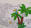 蒙玛特(Mont Marte)长卷绘画纸 儿童涂鸦画卷填色绘画画纸幼儿园宝宝涂色画布字画卷轴 2.8米画卷MMKC0264 实拍图