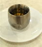 B&y 304不锈钢茶杯水杯 双层儿童水杯 随手咖啡杯 白酒杯茶杯防烫双层儿童杯宝宝杯 鼓形砂光小号130ml 实拍图