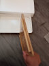 豪祥（HAOXIANG）轻奢功夫茶具干泡茶盘家用客厅办公密胺竹制沥储水嵌入式茶具托台 中长方茶茶字盘（白）32×19cm 实拍图