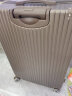梵地亚行李箱男28英寸万向轮拉杆箱女超大容量飞机旅行箱密码箱皮箱子咖 实拍图