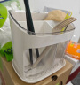 优勤筷子筒收纳盒厨房台面勺子餐具沥水置物架筷笼子篓桶白色 晒单实拍图