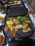 新厨夫 电烧烤炉多功能电烤炉火锅烤肉两用锅家用无烟电烤盘鸳鸯涮烤一体二用锅 电烧烤炉烤肉盘 XCF4 加大升级版 可分离鸳鸯款 2层 实拍图