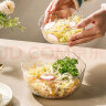 彩致（CAIZHI）日式棱纹银边水果碗沙拉碗家用 客厅茶几零食果盘 透明小号CZ6875 实拍图