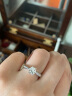 喜钻现货闪发-铂金钻戒女求婚结婚钻石戒指六爪婚戒送女友生日礼物 定制余款，详询客服 实拍图