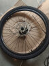 变速山地车车轮组前后车轮总成碟刹款旋式车轮轮毂 通用自行车 24寸碟刹后轮+内外胎+21速飞轮 晒单实拍图