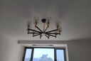 雷士（NVC）美式现代轻奢客厅吊灯百搭餐厅灯卧室灯中山灯具灯饰全屋套餐 晶曜 10头吊灯【需自购E14光源】 实拍图