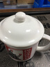 莱啊陶瓷杯复古马克杯茶缸子老式大号茶杯为人民服务水杯子男仿搪瓷杯 团结就是力量 400ml 实拍图