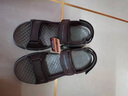 斯凯奇（Skechers）男鞋魔术贴凉鞋运动休闲户外鞋简约露趾沙滩鞋子防滑拖鞋 巧克力色/CHOC 43 实拍图