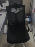希比希 办公椅午休椅可躺椅午睡165度电脑椅夏季懒人多功能人体工学老板 黑色\带脚托\铝合金脚 实拍图