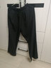 雅鹿裤子男秋冬季加绒加厚潮牌男装男士宽松直筒潮牌阔腿长裤休闲裤 X10直筒-黑色 4XL 【建议体重160-180斤】 实拍图