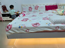 南极人（Nanjiren） 冬季牛奶绒四件套加厚珊瑚绒被罩双面法兰绒床上用品加绒被套罩 草莓熊【店长推荐】BBYL 1.8m床四件套 床笠款 -被套200x230cm 实拍图