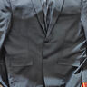 罗蒙（ROMON）西服男士小西装外套职业正装修身休闲伴郎服 黑色XL 实拍图