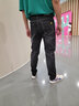 啄木鸟牛仔裤男修身秋冬新款加绒加厚弹力小脚裤子男裤韩版潮流休闲长裤 1920黑色+1926灰色 31 实拍图