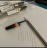 三菱（uni）SA-S经典原子笔 0.7mm办公圆珠笔顺滑中油笔防漏墨防断色 黑色 12支装 晒单实拍图