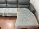 梓晨荷兰绒沙发垫四季通用新款2024皮沙发坐垫防滑沙发罩套全包盖布巾 叶蔓-灰色【掌柜推荐】 90X240cm 实拍图