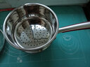 铿锵316不锈钢奶锅家用日式雪平锅煮奶煮面无涂层辅食锅婴儿煎煮一体 蒸格【316钢 特厚】 18cm 实拍图