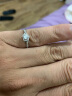 喜钻生日礼物18K金钻石戒指克拉效果心形钻戒求婚结婚戒指 实拍图