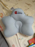 Hoag（霍格）婴儿定型枕纠正头型0一6-12月矫正新生儿宝宝枕头 白+蓝色 【母婴A类一等品】 晒单实拍图