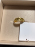 六福珠宝 足金龙凤结婚对戒黄金戒指女款 计价 B01TBGR0018 约3.58克 实拍图