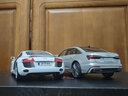跃纪生（YUEJISHENG）原厂一汽大众新款 1:18 A6合金模型2019车模 仿真车模汽车模型 2019款 奥迪A6L 白金色 实拍图