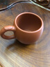 陶曦宜兴紫砂杯小茶杯品茗杯纯手工单杯主人杯带把功夫茶具小口茶杯子 大红袍带把款 实拍图