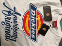 dickies 纯棉短袖T恤男 情侣男女同款 印花休闲百搭上衣7087 白色 S 实拍图