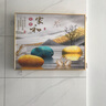 墨派（Mopai）电表箱装饰画免打孔现代简约轻奢配电箱推拉式遮挡画网络线挂画 背靠金山 液压60*50 遮盖电表箱50长x40高 实拍图