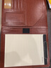 嘉然恒 A4商务多功能文件夹皮质经理夹房产中介4S店销售签约夹办公资料夹谈单合同夹定制 棕色 实拍图