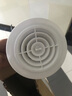 欧芬琦（OUFENQI） abs新风风口圆形中央空调出风口百叶室内可调换气通风口排风罩 旋转75mm 实拍图