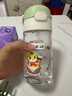 膳魔师巧虎tritan吸管杯幼儿园儿童水杯小学生开学塑料水壶420ml 绿 实拍图