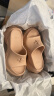 SMFK预售WAVE高跟运动拖鞋SL002B1厚底增高时髦一字拖9.5cm姜珮瑶同款 肤色 预售5.31 38 晒单实拍图