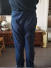 维尼玛希（VeniMasee）男士睡裤纯棉长裤薄款夏天家居裤休闲宽松中老年人爸爸大码居家裤 收脚：宝蓝+浅灰 XL【建议150-170斤】 实拍图