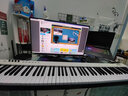 midiplusX8 X6 PRO 半配重MIDI键盘88 61 49键 专业编曲控制器键盘 88键黑色X8二代 +踏板+琴架 实拍图