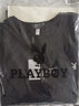 花花公子（PLAYBOY）短袖T恤男潮流2025春夏季男士体恤打底衫圆领上衣男装 黑色 3XL 实拍图
