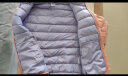 鸿星尔克（ERKE）童装男童中大童防风外套保暖时尚百搭户外运动羽绒服外套 桑橙粉 150 实拍图