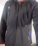 花花公子（PLAYBOY）外套男夹克男装春秋季男士休闲工装连帽潮流上衣服 黑色- XL 实拍图