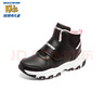 Skechers斯凯奇儿童棉鞋冬季时尚女童皮鞋短靴加绒保暖雪地靴8701648L 实拍图