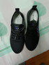 蜘蛛王休闲鞋女春秋季飞织网面透气女鞋户外运动中老年妈妈鞋 黑色 40 实拍图