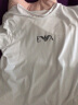 阿玛尼（ARMANI） 男装短袖t恤男士时尚休闲修身薄款微弹短袖T恤两件装 白色 XL(推荐体重160-170斤） 实拍图