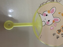 晰翊（XIYI）大号扇子卡通塑料扇子可爱椭圆形手摇扇学生儿童驱蚊纳凉扇子夏天 【可爱兔】 实拍图