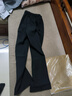 星禾莱2023新款垂感西装裤男直筒宽松休闲裤韩版免烫男生阔腿裤长裤 黑色长裤加绒 XL 126-140斤 实拍图